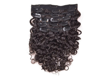 中国 Clip Natural Hair女性延長長続きがする自然な色の倍機械よこ糸 サプライヤー