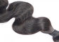 滑らかな感じの長いブラジルの毛の織り方、閉鎖が付いている加工されていない毛の束 サプライヤー